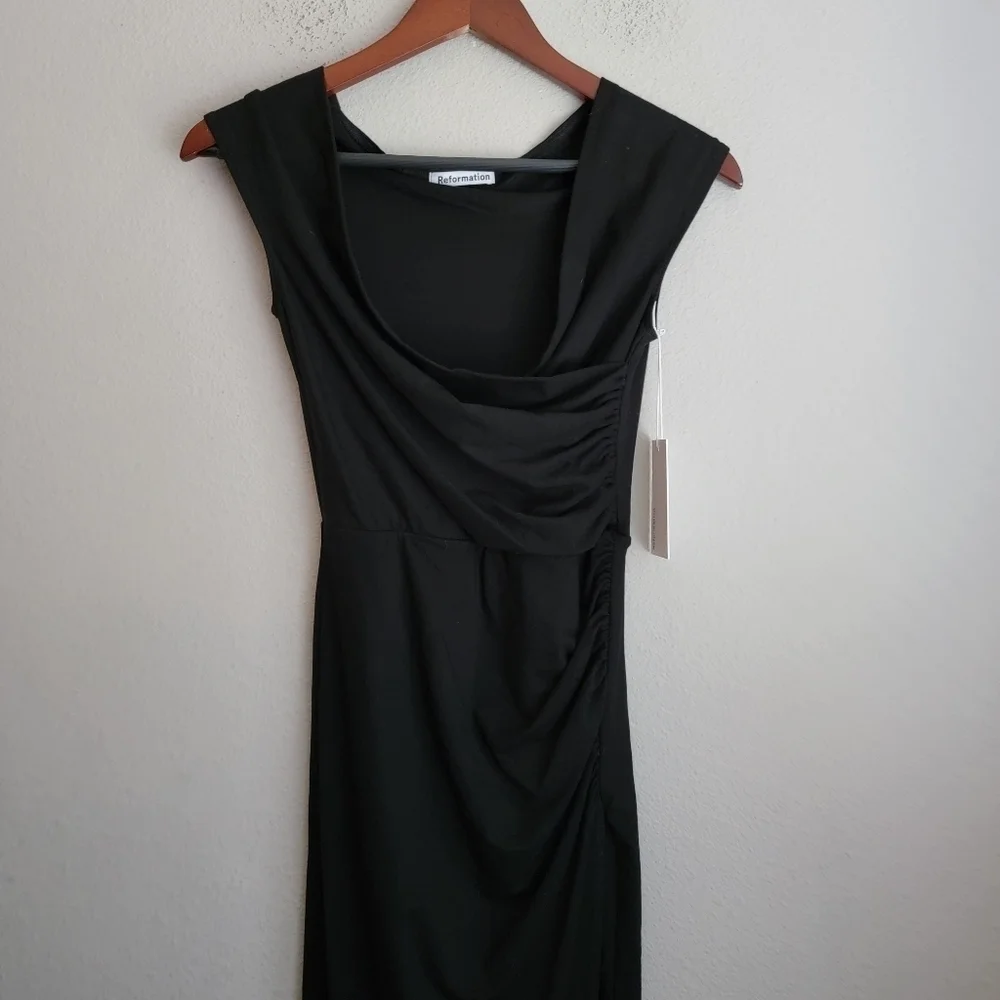 Reformation Cormac Dress in Black size XS NWT - Picture 5 of 10